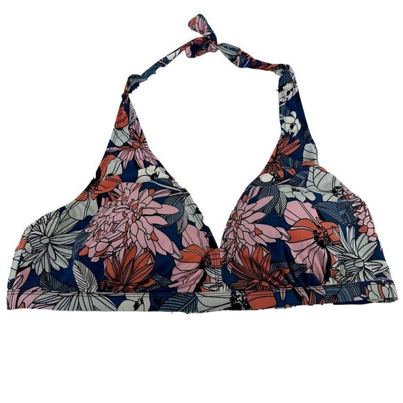 Swimsuits for All Halter Swim Top Floral Botanical Size 18 - Picture 1 of 5